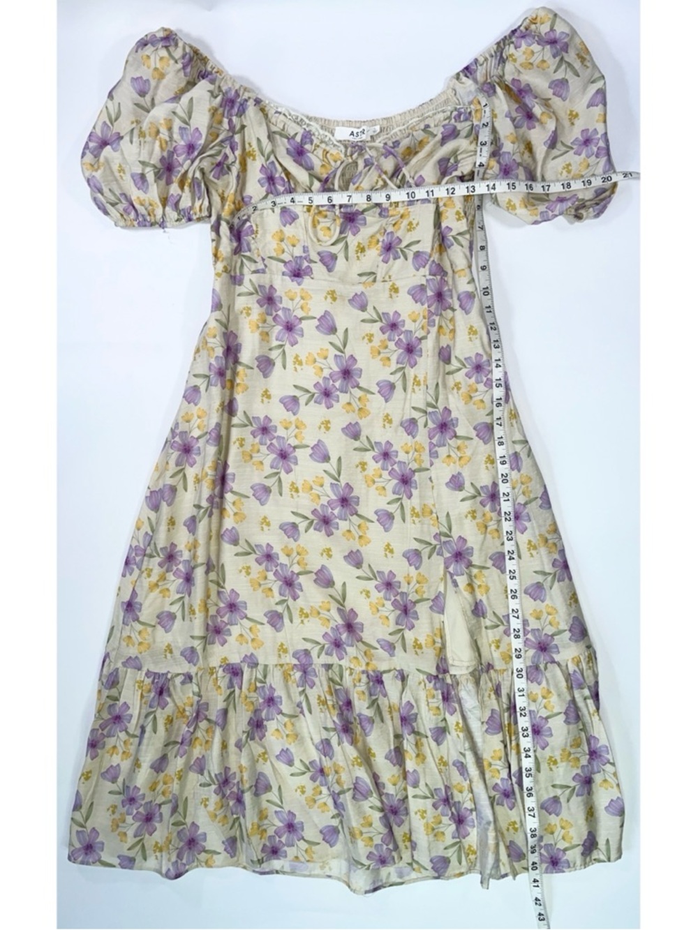 ASTR the Label Milkmaid Floral Dress (Size: L) - Picture 4 of 7